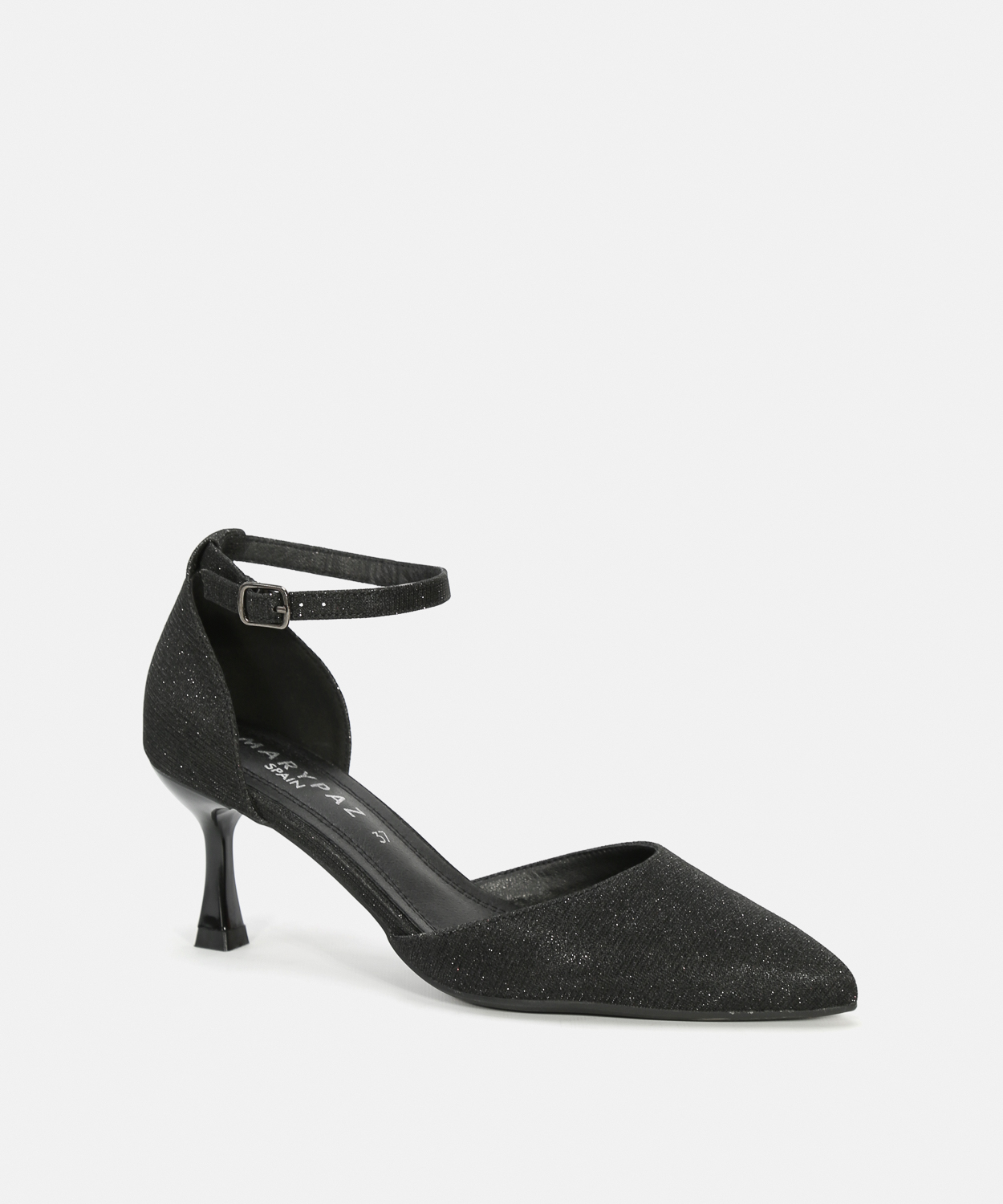 Sapatos salto brilho image number null